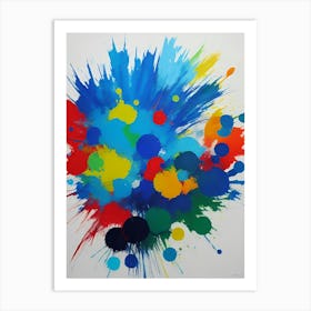 Splatters 1 Art Print