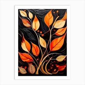 Autumn Leaves 80 Art Print