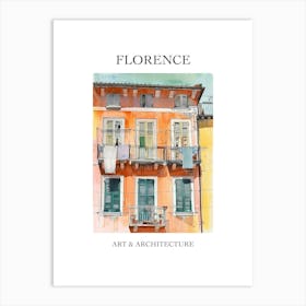 Florence Travel And Architecture Poster 1 Art Print