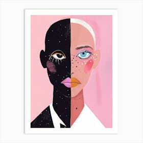 Portrait Of A Black Woman 15 Art Print