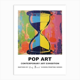 Poster Hourglass Pop Art 1 Art Print