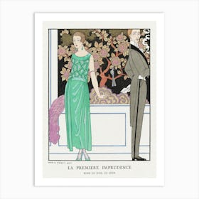 La Premiere Imprudence Robe Du Soir, De Beer (1921), George Barbier Art Print