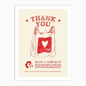 Thank You Art Print