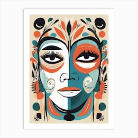 Face Of A Woman 1 Art Print