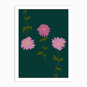 Chrysanthemums Affiche