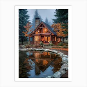 Cabin In The Woods 6 Art Print