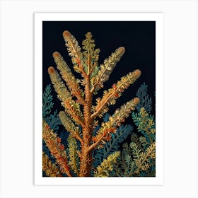 William Morris Coral Tree Art Print