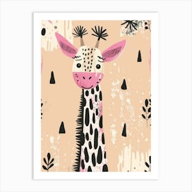 Giraffe Print Art Print