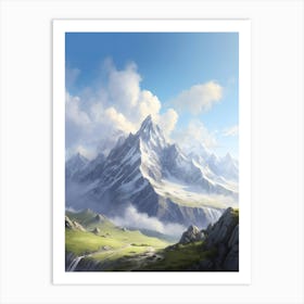 Mountain Landscape Art Print