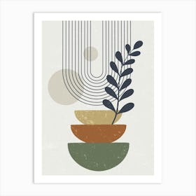 Boho Wall Art Balance in Nature Art Print