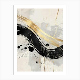 Abstract Wave Canvas Print 4 Art Print