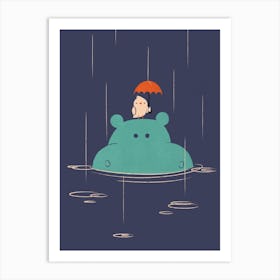 Raindrops Art Print