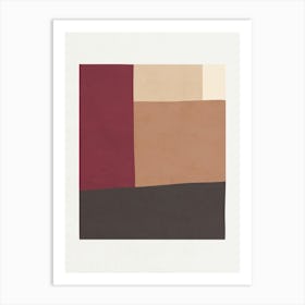 Minimalist Shapes 08 Art Print