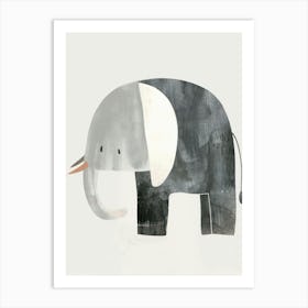 Charming Nursery Kids Animals Elephant 2 Art Print