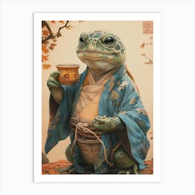 Japanese Turtle Art Print