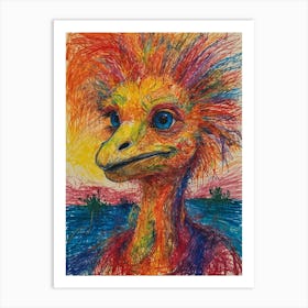Emu!! Art Print