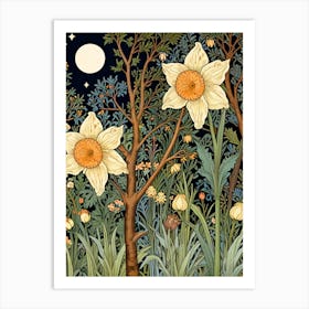 William Morris Daffodils Art Print