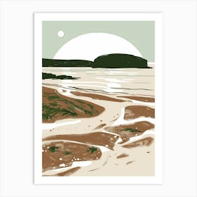 Sand Beach Art Print