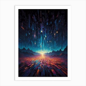 'Shining Light' Art Print