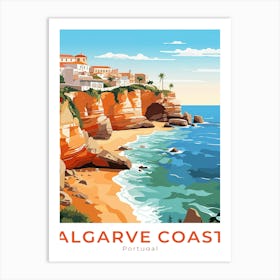 Portugal Algarve Coast Travel Art Print