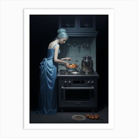 In The Kitchen Art Print