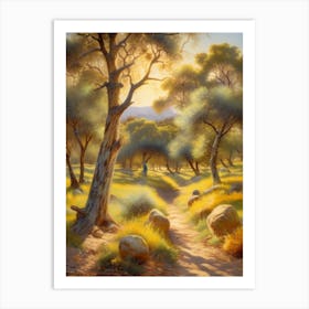 Olive Grove Art Print