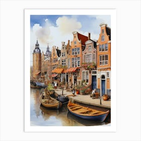 Amsterdam Canals 1 Art Print