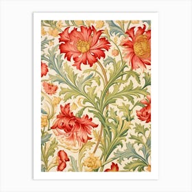 William Morris Floral 1 Art Print