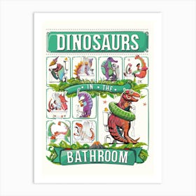 Dinosaurs Art Print