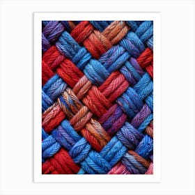 Woven Yarn Art Print