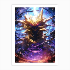 Giratina S From Pokemon Art Print