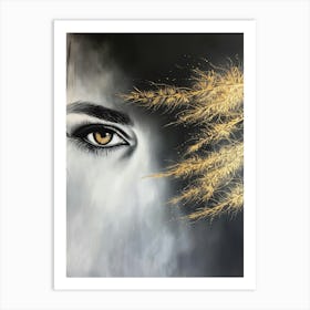 Eye Of Gold Art Print