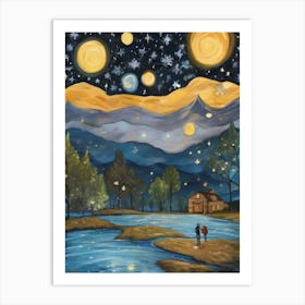 Starry Night 5 Art Print