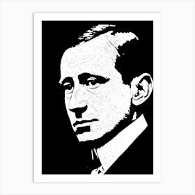 Marconi Black In White Art Print