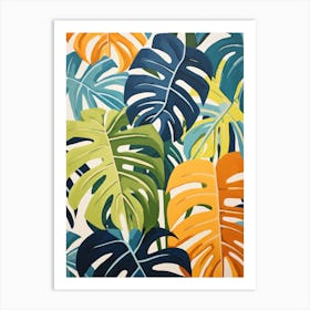 Tropical Leaves 5 Art Print