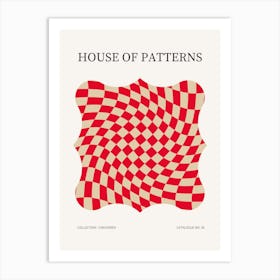 Checkered Pattern Poster 39 Art Print