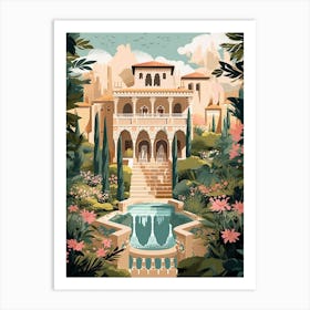 Alhambra Cordoba Spain Art Print
