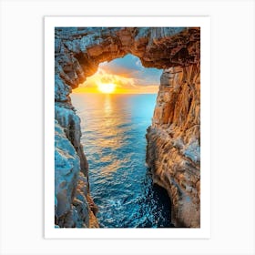 Arch At Sunset Art Print