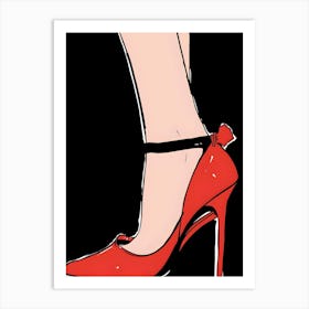 High Heel Shoes Art Print