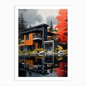 House In The Woods 1 Art Print