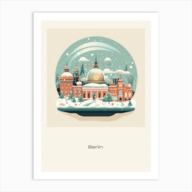 Berlin Germany 2 Snowglobe Poster Art Print