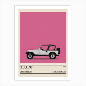 Clueless Movie Car Art Print