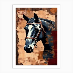 Horse Portrait Art Print