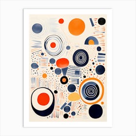 Abstract Circles 4 Art Print