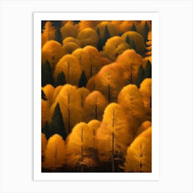 Autumn Trees 11 Art Print