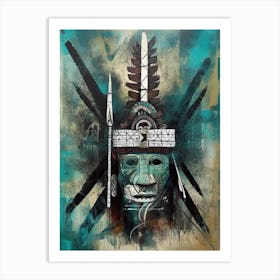 Indigenous Imprints: Celebrating Tribal Art Heritage Art Print