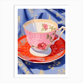 Tea Cup And Saucer Art Print