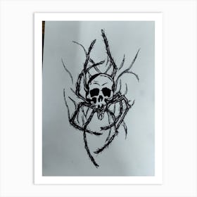 Skullider Art Print