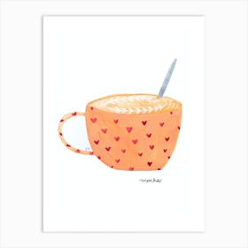 Mocha Art Print