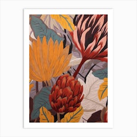 Fall Botanicals Carnation 7 Art Print